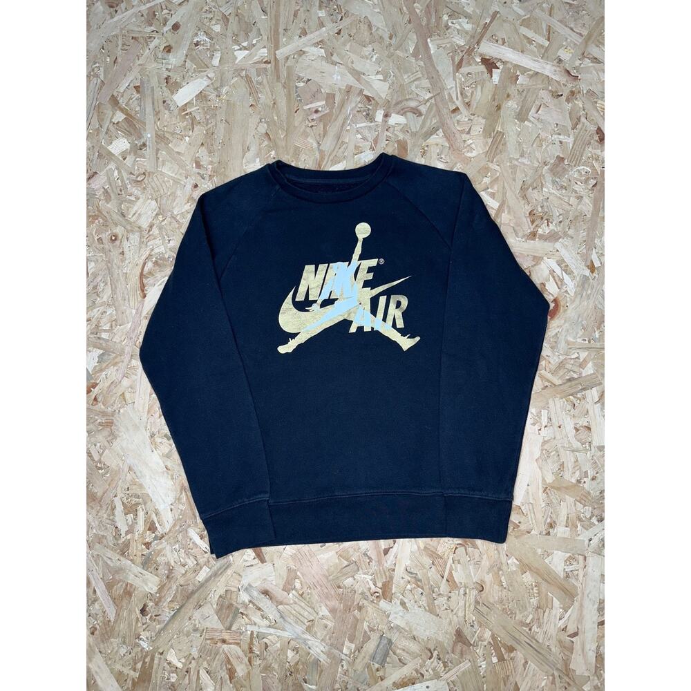 Nike Air Jordan Jumpman Sweatshirt Classic Crewneck Black Men’s Sz XL